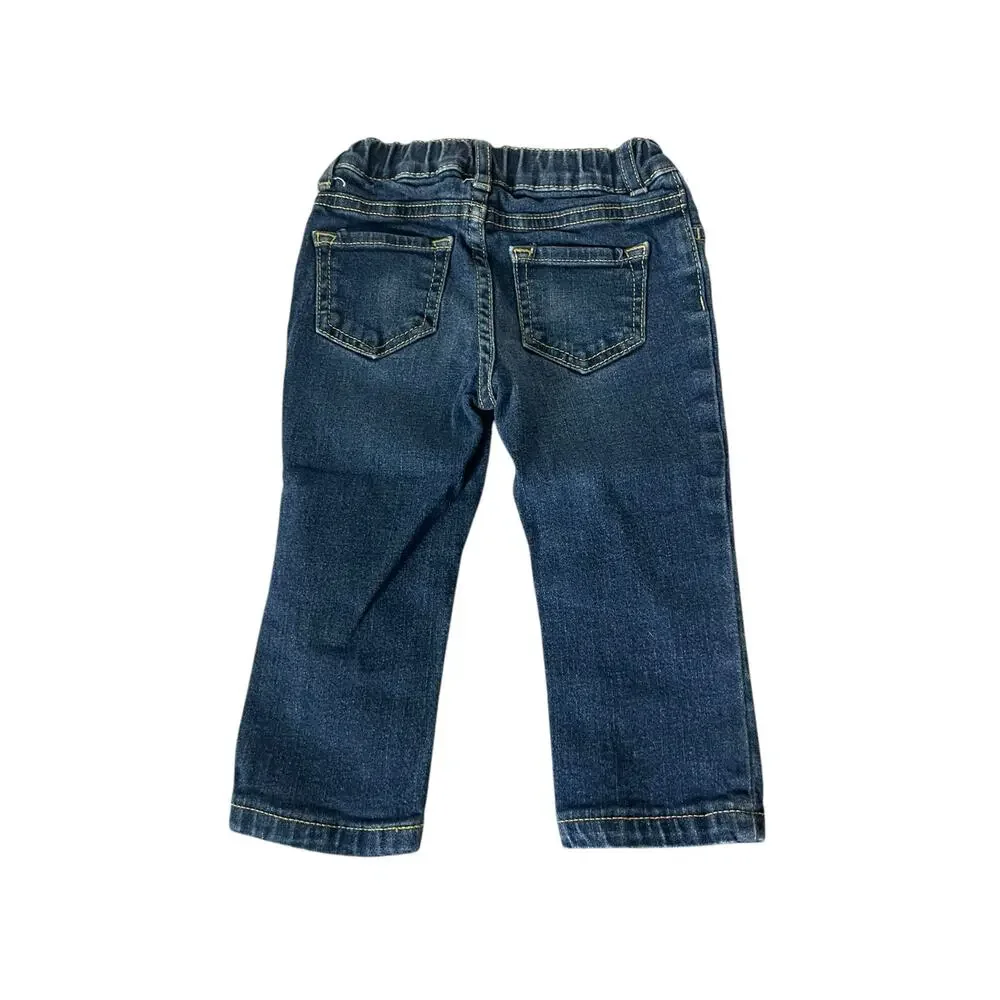 The Children's Place Girls Blue Denim Jeans Legging Jeggings Baby 18-24 Months